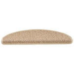 Selvklebende Trappematter Sisal-Utseende 15 Stk 65X21X4 Cm Sand