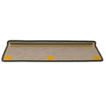 Selvklebende Trappematter Sisal 15 Stk 65X21X4 Cm Grå Og Beige