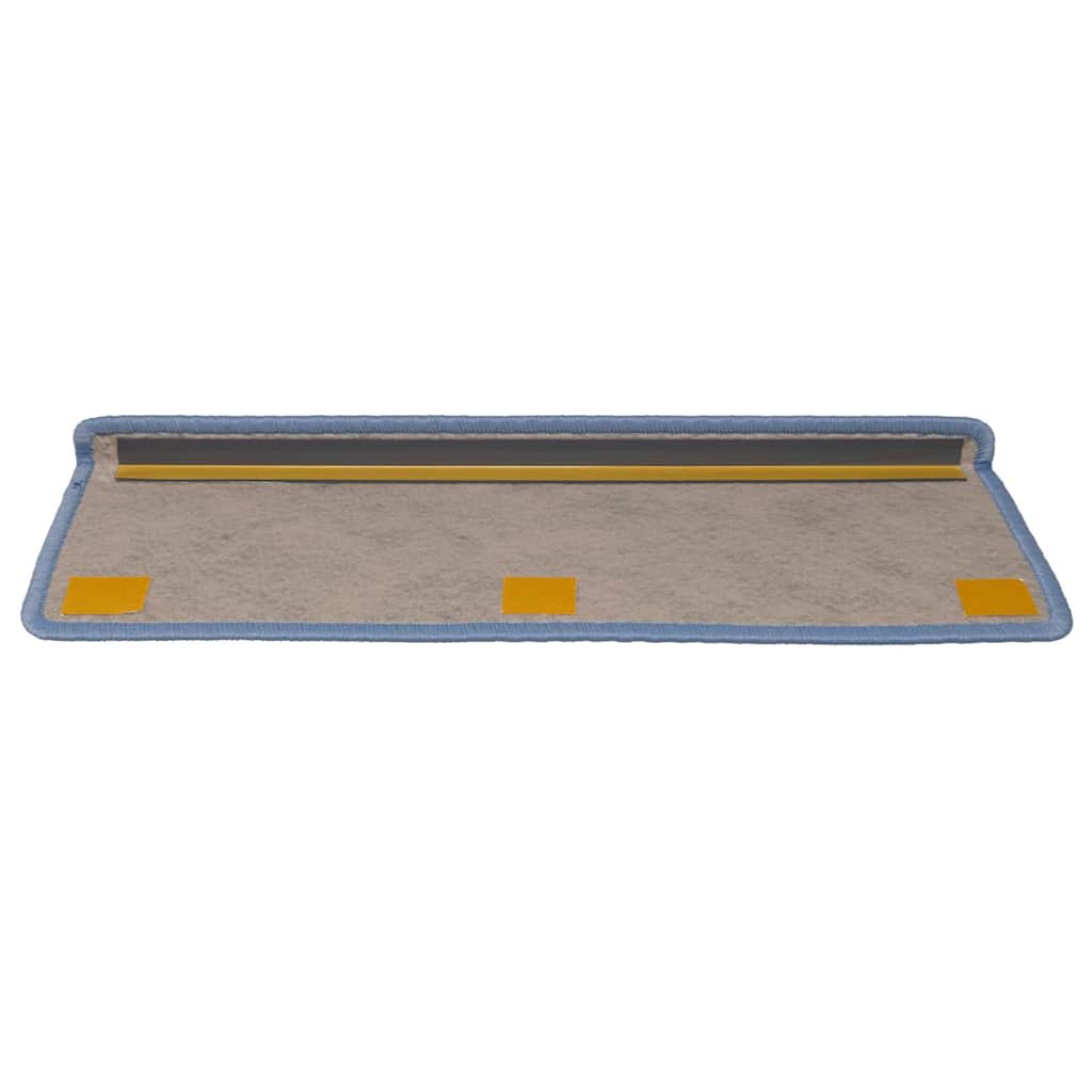 Selvklebende Trappematter Sisal-Utseende 15 Stk 65X21X4 Cm Blå