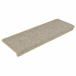 Selvklebende Trappematter Sisal 15 Stk 65X21X4 Cm Grønn