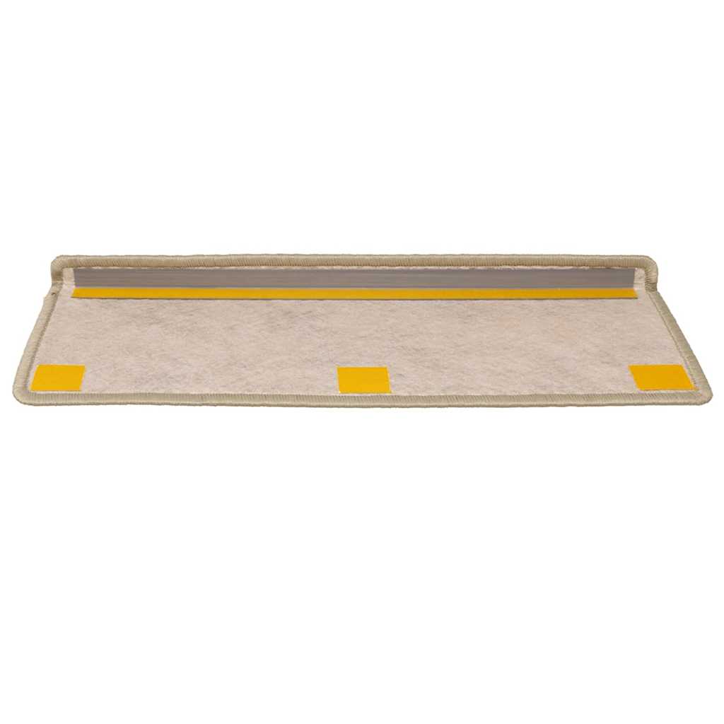 Selvklebende Trappematter Sisal 15 Stk 65X21X4 Cm Grønn