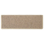 Selvklebende Trappematter Sisal-Utseende 15 Stk 65X21X4 Cm Sand
