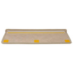 Selvklebende Trappematter Sisal-Utseende 15 Stk 65X21X4 Cm Sand