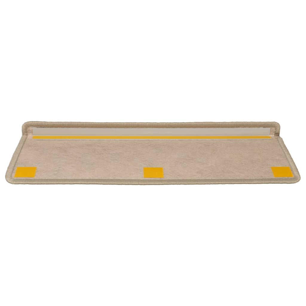 Selvklebende Trappematter Sisal-Utseende 15 Stk 65X21X4 Cm Sand