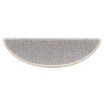 Selvklebende Trappematter 15 Stk 56X17X3 Cm Sølv