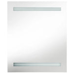 Led-Speilskap Til Bad Blank Grå 50X14X60 Cm