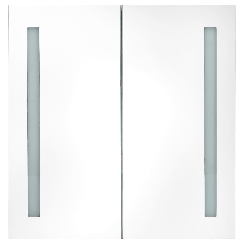 Led-Speilskap Til Bad Blank Grå 62X14X60 Cm