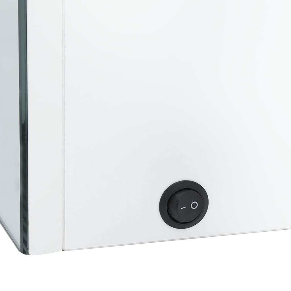 Led-Speilskap Til Bad Blank Hvit 62X14X60 Cm