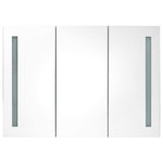 Led-Speilskap Til Bad 89X14X62 Cm Eik