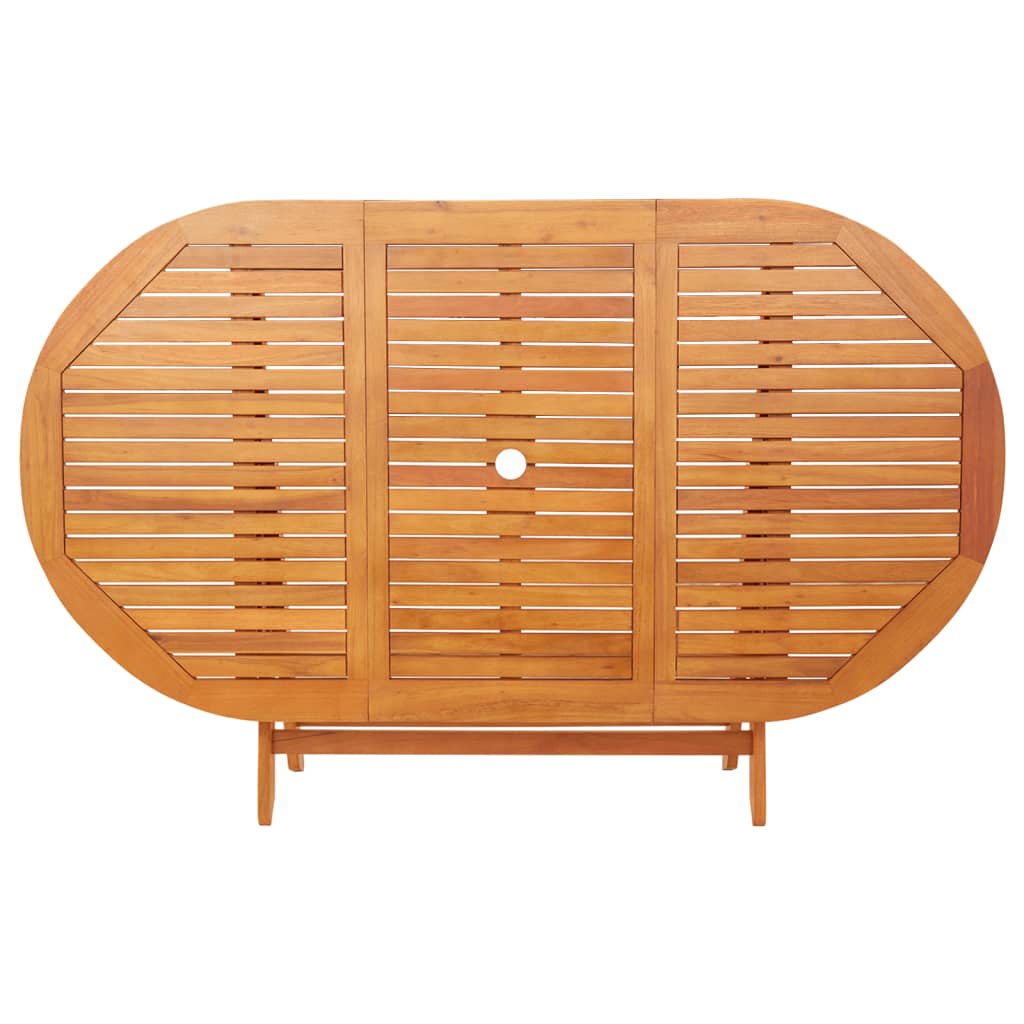 Sammenleggbart Hagebord 160X85X75 Cm Heltre Eukalyptus