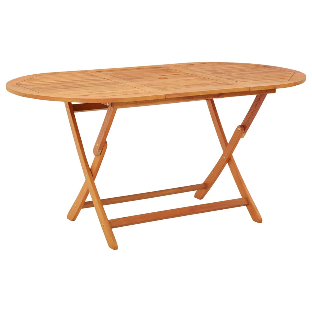 Sammenleggbart Hagebord 160X85X75 Cm Heltre Eukalyptus