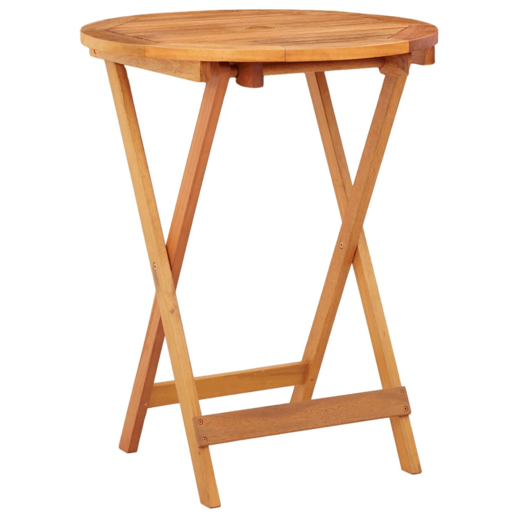 Sammenleggbart Hagebord Ø60X75 Cm Heltre Eukalyptus