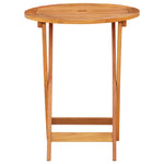 Sammenleggbart Hagebord Ø60X75 Cm Heltre Eukalyptus