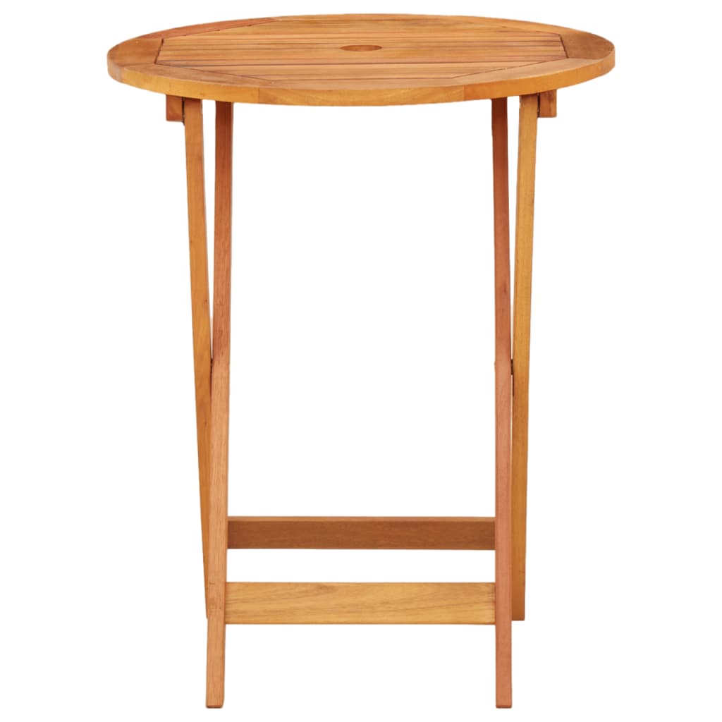 Sammenleggbart Hagebord Ø60X75 Cm Heltre Eukalyptus