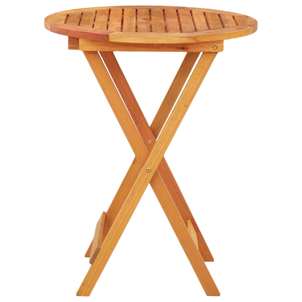 Sammenleggbart Hagebord Ø60X75 Cm Heltre Eukalyptus