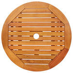 Sammenleggbart Hagebord Ø60X75 Cm Heltre Eukalyptus