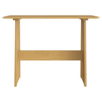 Spisebord Med Benk Reine Honningbrun Heltre Furu