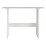 Spisebord Med Benk Reine Hvit Heltre Furu