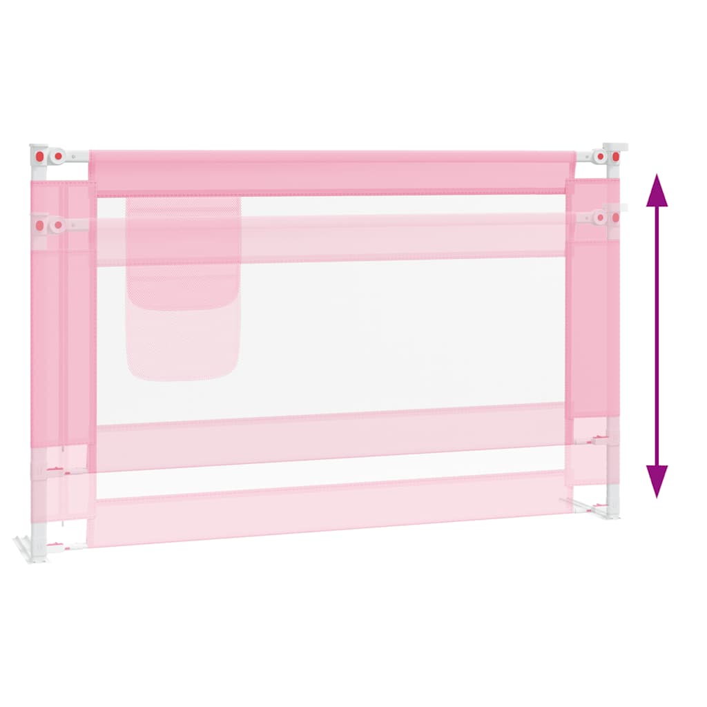 Sengehest Småbarn Rosa 120X25 Cm Stoff