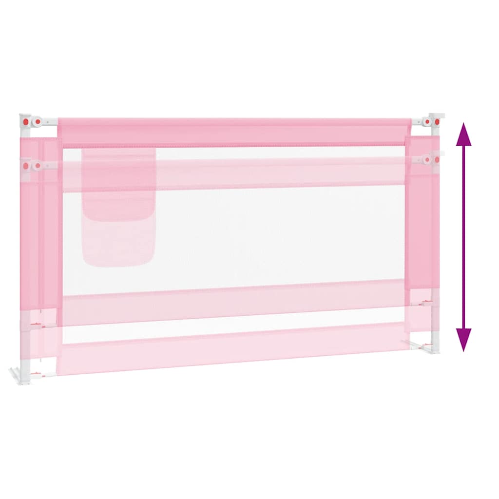 Sengehest Småbarn Rosa 150X25 Cm Stoff