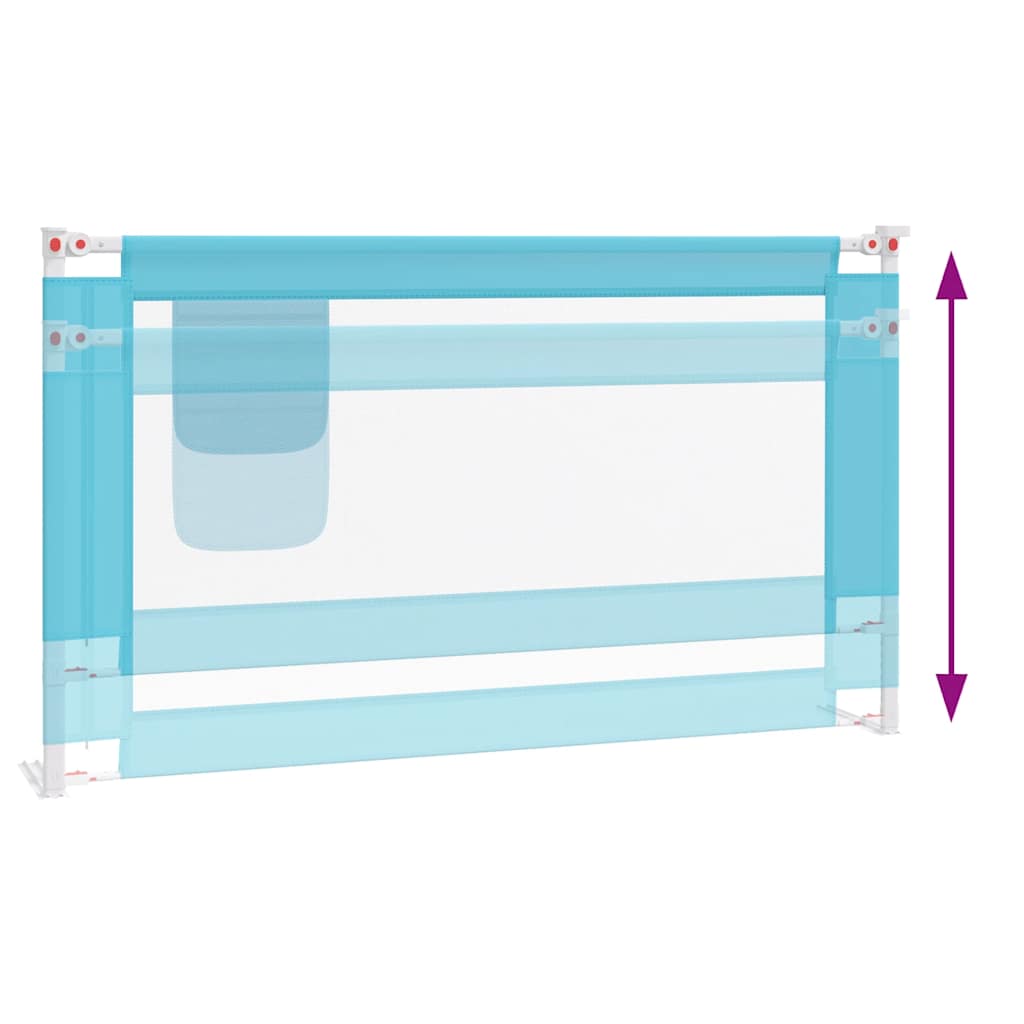 Sengehest Småbarn Blå 140X25 Cm Stoff