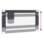 Sengehest Småbarn Mørkegrå 140X25 Cm Stoff