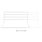 Sengehest Småbarn Hvit (76-137)X55 Cm Jern