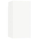 Tv-Benk Hvit 30,5X30X60 Cm Konstruert Tre