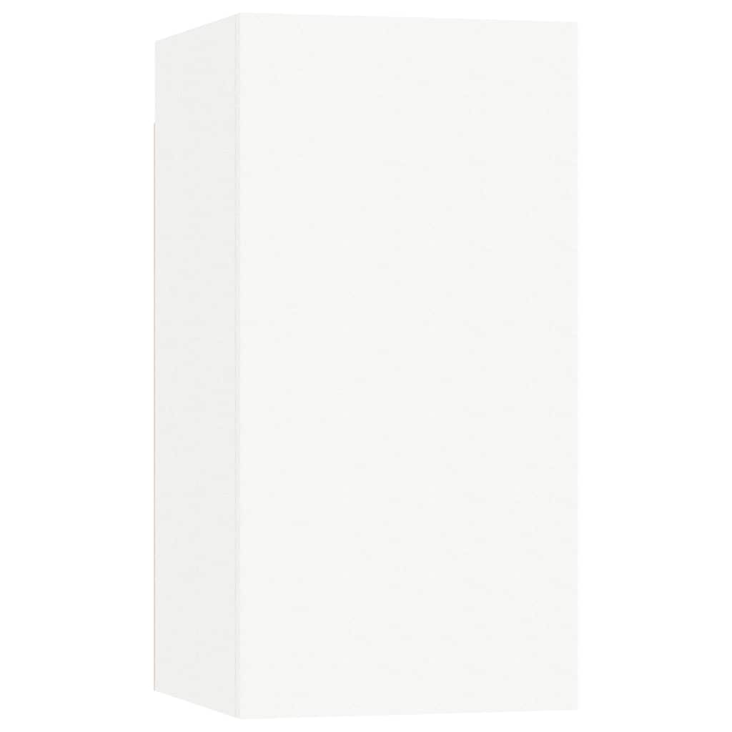 Tv-Benk Hvit 30,5X30X60 Cm Konstruert Tre