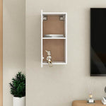 Tv-Benk Hvit 30,5X30X60 Cm Konstruert Tre