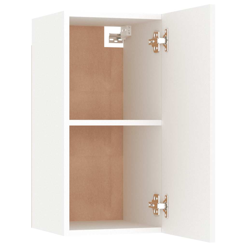 Tv-Benk Hvit 30,5X30X60 Cm Konstruert Tre