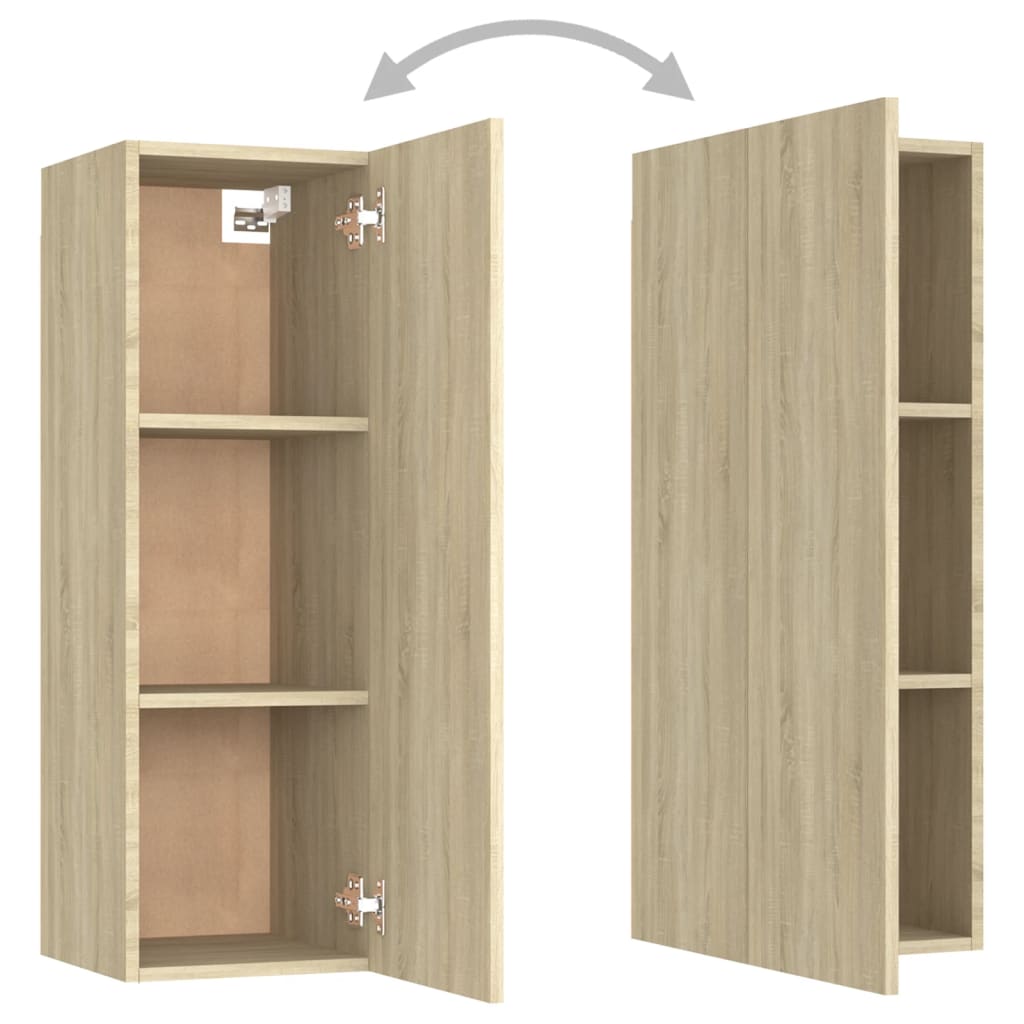Tv-Benk Sonoma Eik 30,5X30X90 Cm Sponplate