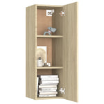 Tv-Benk Sonoma Eik 30,5X30X90 Cm Sponplate