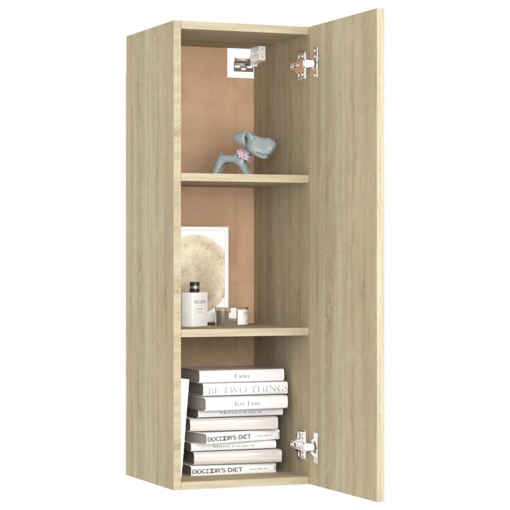 Tv-Benk Sonoma Eik 30,5X30X90 Cm Sponplate
