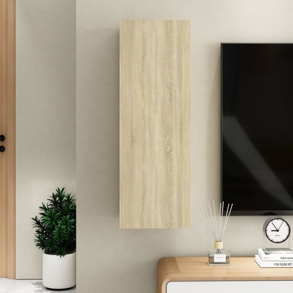 Tv-Benk Sonoma Eik 30,5X30X90 Cm Sponplate
