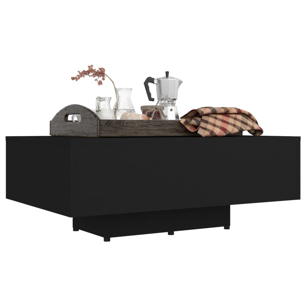 Salongbord Hvit 85X55X31 Cm Konstruert Tre