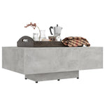 Salongbord Betonggrå 85X55X31 Cm Konstruert Tre