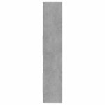 Bokhylle Betonggrå 60X35X180 Cm Konstruert Tre