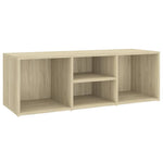 Skobenk Sonoma Eik 105X35X35 Cm Konstruert Tre