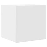 Vegghengt Tv-Benk Hvit 30,5X30X30 Cm
