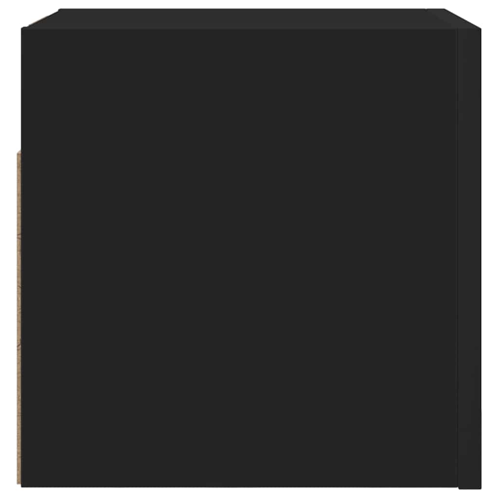 Vegghengte Tv-Benker 2 Stk Svart 30,5X30X30 Cm