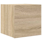 Vegghengt Tv-Benk Sonoma Eik 30,5X30X30 Cm