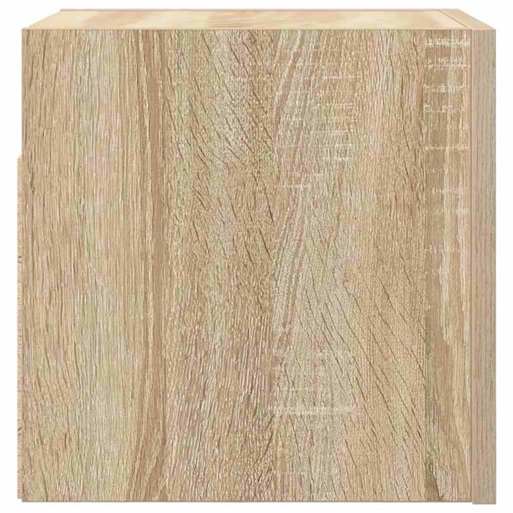 Vegghengt Tv-Benk Sonoma Eik 30,5X30X30 Cm