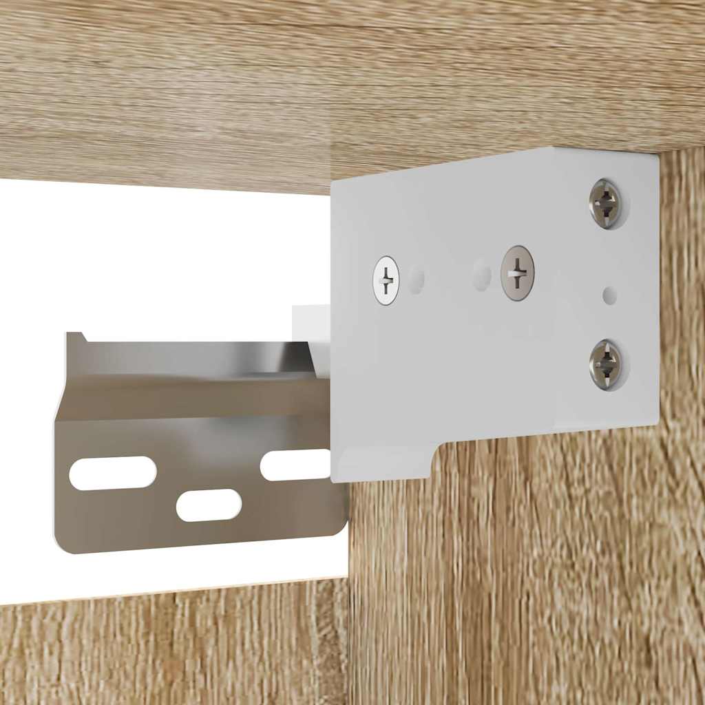 Vegghengt Tv-Benk Sonoma Eik 30,5X30X30 Cm
