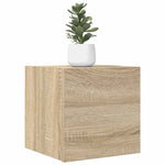 Vegghengt Tv-Benk Sonoma Eik 30,5X30X30 Cm