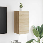 Vegghengte Tv-Benker 2 Stk Sonoma Eik 30,5X30X30 Cm