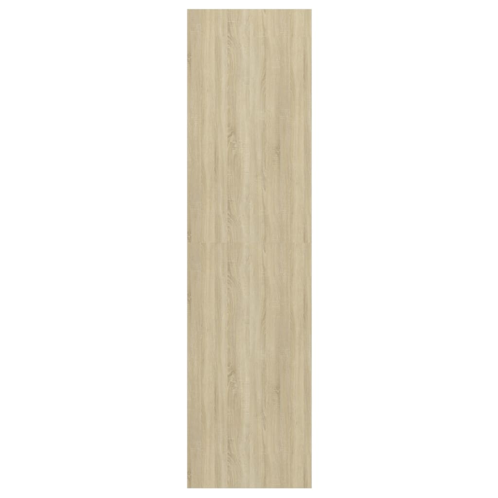 Vegghengt Tv-Benk Sonoma Eik 37X37X142,5 Cm Konstruert Tre