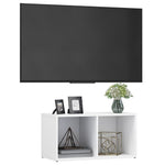 Tv-Benk Hvit 72X35X36,5 Cm Konstruert Tre