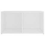 Tv-Benk Hvit 72X35X36,5 Cm Konstruert Tre