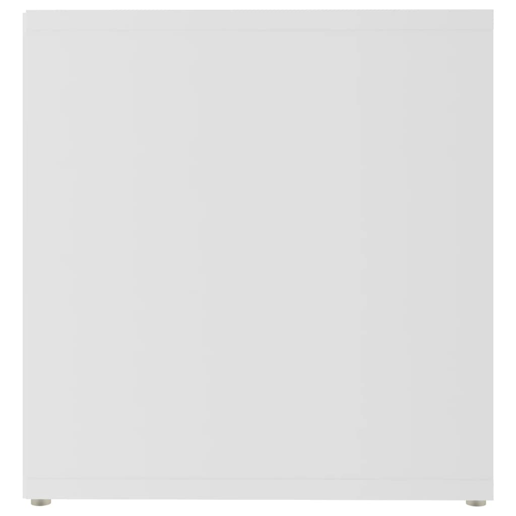Tv-Benk Hvit 72X35X36,5 Cm Konstruert Tre